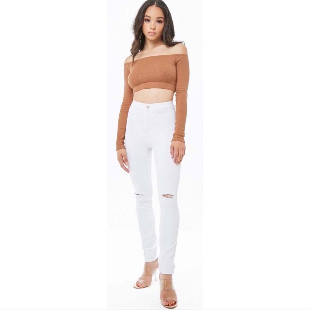 Forever 21💛White Skinny Jeans